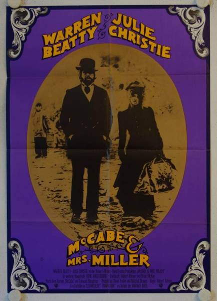 McCabe und Mrs. Miller originales deutsches Filmplakat